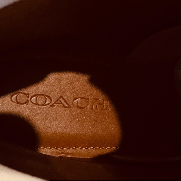 Coach Lorimer Leather Chalk Combat Lace Up Lug Boots NEW! Size 10 B - Picture 7 of 8